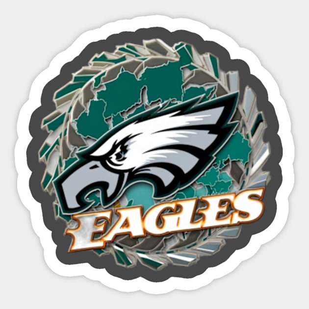 Philadelphia Eagles Sticker by TshirtMA